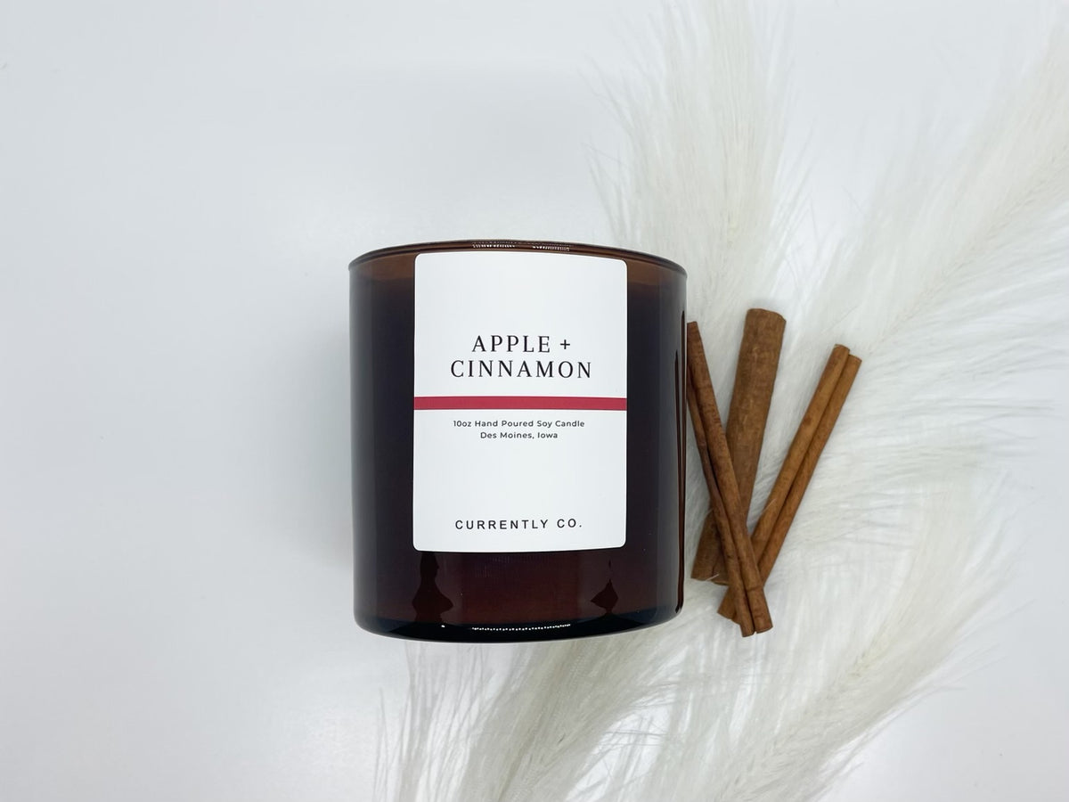 Apple & Cinnamon Candle by Currently Co. give.