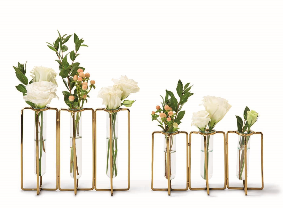 Gold Hinge Vase 2 Sizes give.