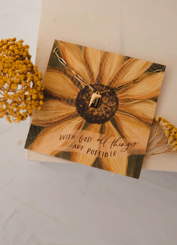 All Things Mini Tag Necklace – give.
