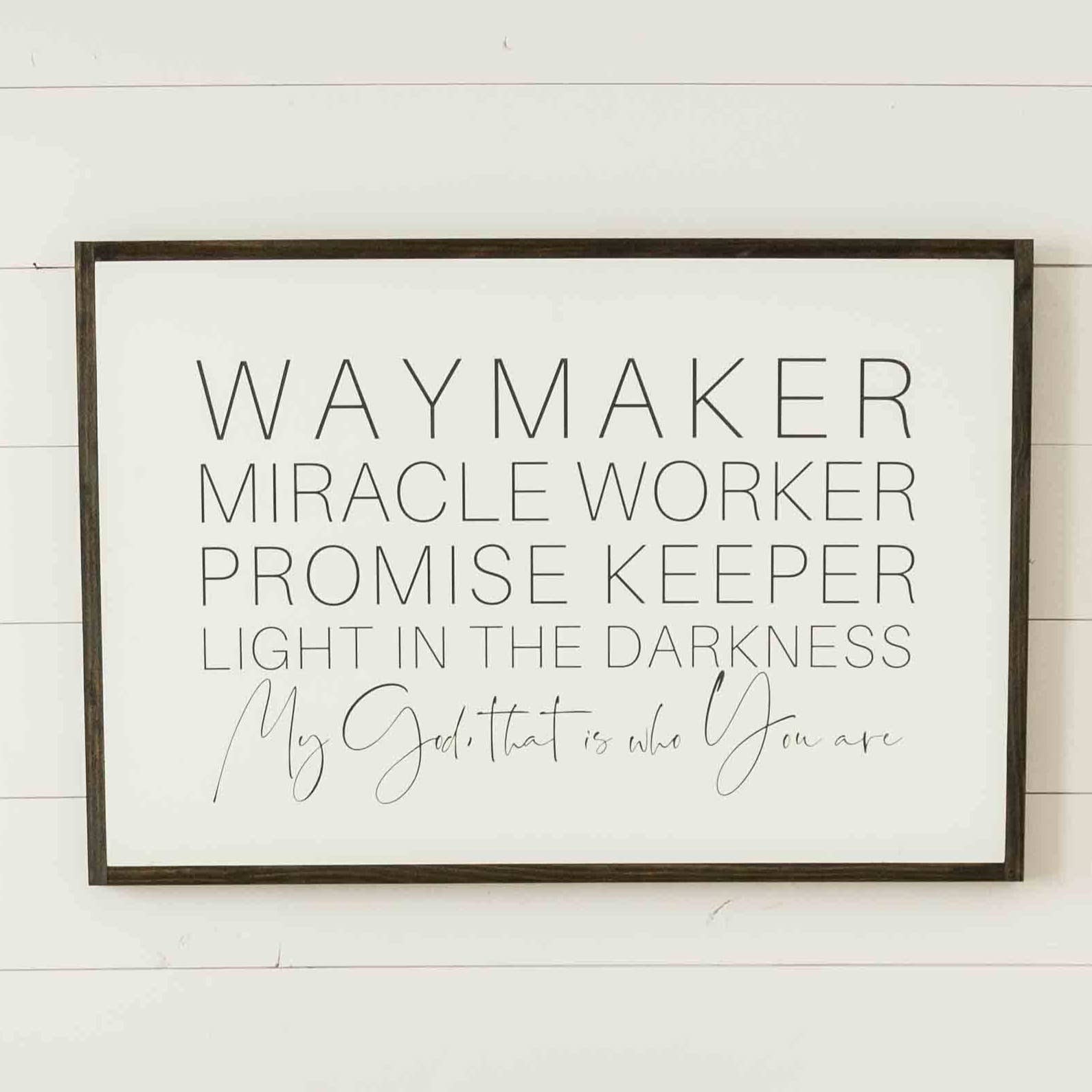 Waymaker | Wall Art – give.