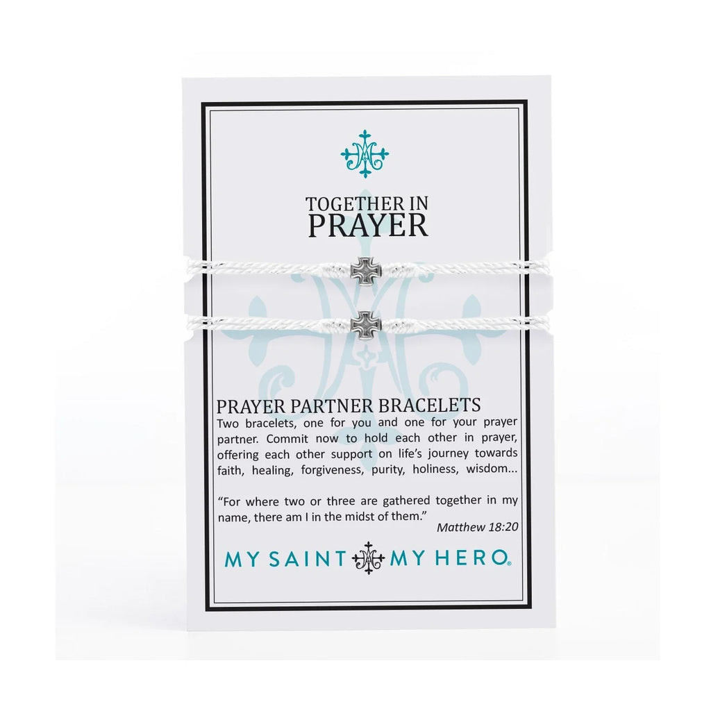 Prayer Partner Bracelets in Gold or Silver give